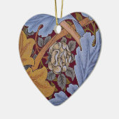 ウィリアム・モリス・セント・ジェームス・アカンサス壁紙 セラミックオーナメント (左)