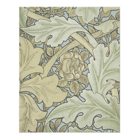 ウィリアム・モリス・セント・ジェームス・アカンサス壁紙 ポスター (正面)