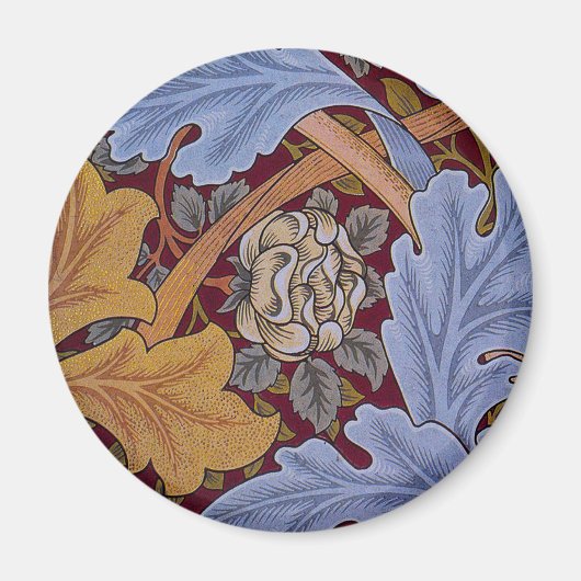 ウィリアム・モリス・セント・ジェームス・アカンサス壁紙 マグネット (正面)