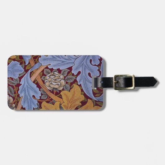 ウィリアム・モリス・セント・ジェームス・アカンサス壁紙 ラゲッジタグ (正面横)