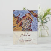 ウィリアム・モリス・セント・ジェームス・アカンサス壁紙 招待状 (スタンド正面)