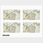 ウィリアム・モリス・セント・ジェームス・アカンサス壁紙 長方形シール (シート)