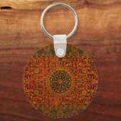 ウィリアム・モリス・タペストリー・カーペットの絨毯アートワーク キーホルダー (正面)