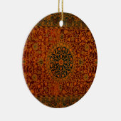 ウィリアム・モリス・タペストリー・カーペットの絨毯アートワーク セラミックオーナメント (右)