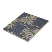 ウィリアム·モリス·チューリップとウィローの花柄 タイル (側面)