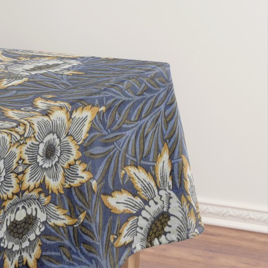 ウィリアム·モリス·チューリップとウィローの花柄 テーブルクロス (インサイチュ)