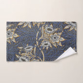 ウィリアム·モリス·チューリップとウィローの花柄 バスタオルセット (ハンドタオル)