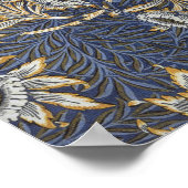 ウィリアム・モリス・チューリップとウィロー花柄 ポスター (角)