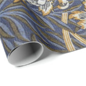 ウィリアム・モリス・チューリップとウィロー花柄 ラッピングペーパー (ロールコーナー)