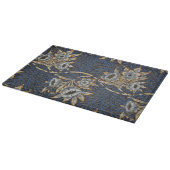 ウィリアム・モリス・チューリップとウィロー・タペストリー模様 カッティングボード (角)