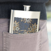 ウィリアム・モリス・チューリップとウィロー・タペストリー模様 フラスク (インサイチュ)