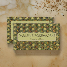 ウィリアム・モリス・チューリップとリリー 名刺