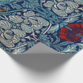 ウィリアム·モリス·チューリップ·バラ·アンド·チューリップ ラッピングペーパー (角)