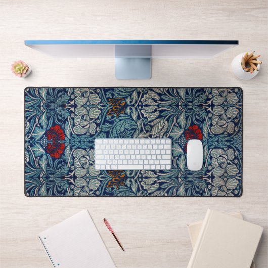 ウィリアム・モリス・チューリップ&バラ デスクマット (オフィス1)