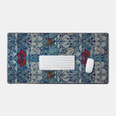 ウィリアム・モリス・チューリップ&バラ デスクマット (キーボード&マウス)