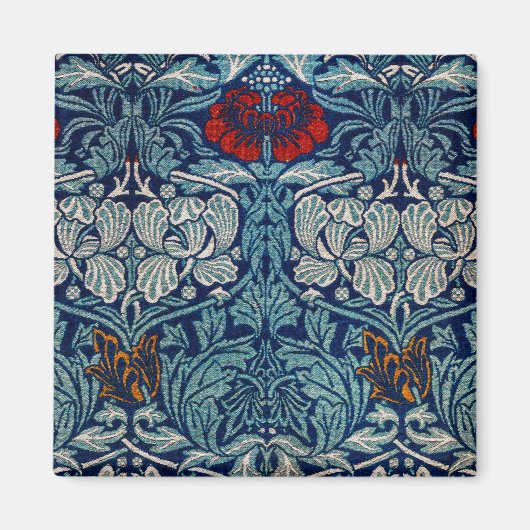 ウィリアム・モリス・チューリップ&バラ マグネット (正面)