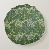 ウィリアム・モリス・チューリップ ラウンドクッション (裏面)