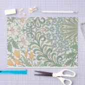 ウィリアム・モリス – チューリップ&リリー花の模様 薄葉紙 (クラフト)