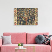 ウィリアム・モリス – ツリー・オブ・ライフ・オリジナル キャンバスプリント (インサイチュ (リビング))