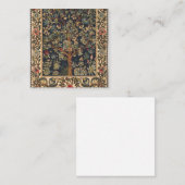 ウィリアム・モリス – ツリー・オブ・ライフ・オリジナル スクエア名刺 (正面/裏面)