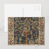 ウィリアム・モリス – ツリー・オブ・ライフ・オリジナル ポストカード (正面/裏面)
