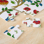 ウィリアム·モリス·ツリー·オブ·ライフ·パターン、グリーン&数々の ジグソーパズル (側面)