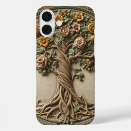 ウィリアム・モリス ツリー・オブ・ライフ ビンテージ プレ・ラファエイト iPhone 16 PLUSケース