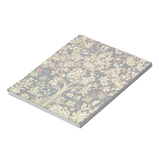 ウィリアム·モリス·ツリー·オブ·ライフ·ヴィンテージプレ·ラファエリート ノートパッド (回転)