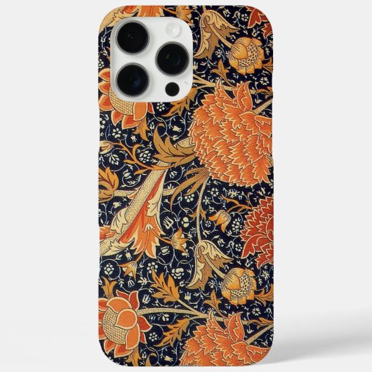 ウィリアム・モリス テキスタイル パターン クレヨン Case-Mate iPhoneケース (裏面)