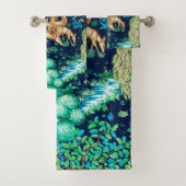 ウィリアム・モリス・ディアバイ・ブルック・タペストリー・インディゴ バスタオルセット (インサイチュ)