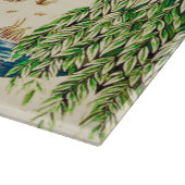 ウィリアム・モリス・ディアー・バイ・ア・ブルック・タペストリー・ベージュ カッティングボード (角)