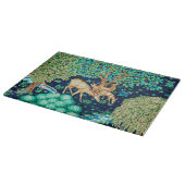 ウィリアム・モリス・ディアーbyブルック・タペストリー・インディゴ カッティングボード (角)