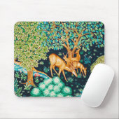 ウィリアム・モリス・ディアーbyブルック・タペストリー・インディゴ マウスパッド (マウス)