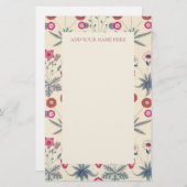 ウィリアム・モリス「デイジー」文房具 便箋 (正面/裏面)