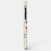 ウィリアム・モリス デイジー 花柄 赤 オレンジ Case-Mate iPhoneケース (裏面/左)