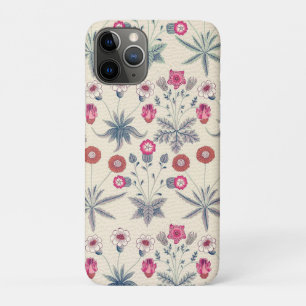 ウィリアム・モリス デイジー 花柄 赤 オレンジ iPhone 11 PROケース