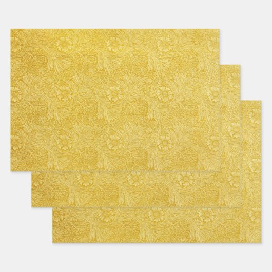 ウィリアム·モリス·デザイン#3 ラッピングペーパーシート (セット)