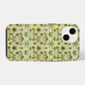 ウィリアム・モリス デザイン #4 iPhoneケース (裏面横)