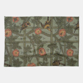 ウィリアム・モリス・トレリス壁紙アート キッチンタオル (横)
