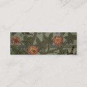 ウィリアム・モリス・トレリス壁紙アート スキニー名刺 (裏面)