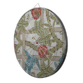 ウィリアム・モリス・トレリス壁紙アート ダーツボード (正面右)