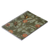 ウィリアム・モリス・トレリス壁紙アート ノートブック (左側)