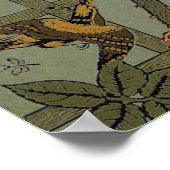 ウィリアム・モリス・トレリス壁紙アート ポスター (角)