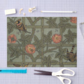 ウィリアム・モリス・トレリス壁紙アート 薄葉紙 (クラフト)