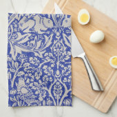 ウィリアム・モリス・ハトとウサギ キッチンタオル (四つ折り)