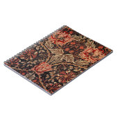 ウィリアム・モリス・ハニーサックル・パターン ノートブック (左側)