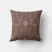 ウィリアム・モリス、ハニーサックル、フローラ。パターン、アート クッション (裏面)