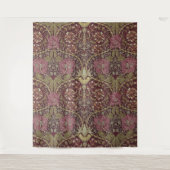 ウィリアム・モリス，ハニーサックル,フローラ.パターン，芸術 タペストリー (正面)