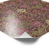 ウィリアム・モリス，ハニーサックル,フローラ.パターン，芸術 フォトプリント            (角)