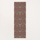 ウィリアム・モリス，ハニーサックル,フローラ.パターン，芸術 ヨガマット (裏面)